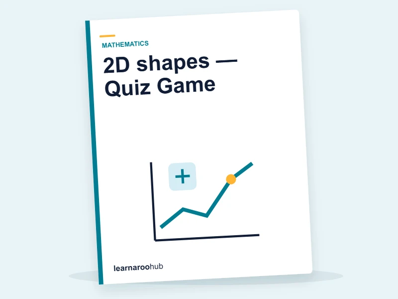 2D shapes — Quiz Game — quiz cover