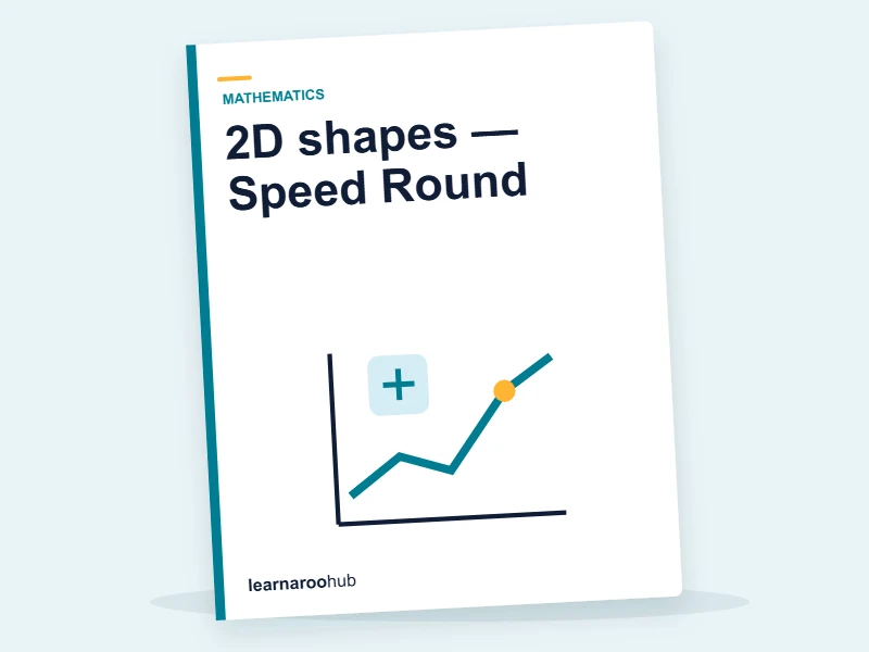 2D shapes — Speed Round — quiz cover