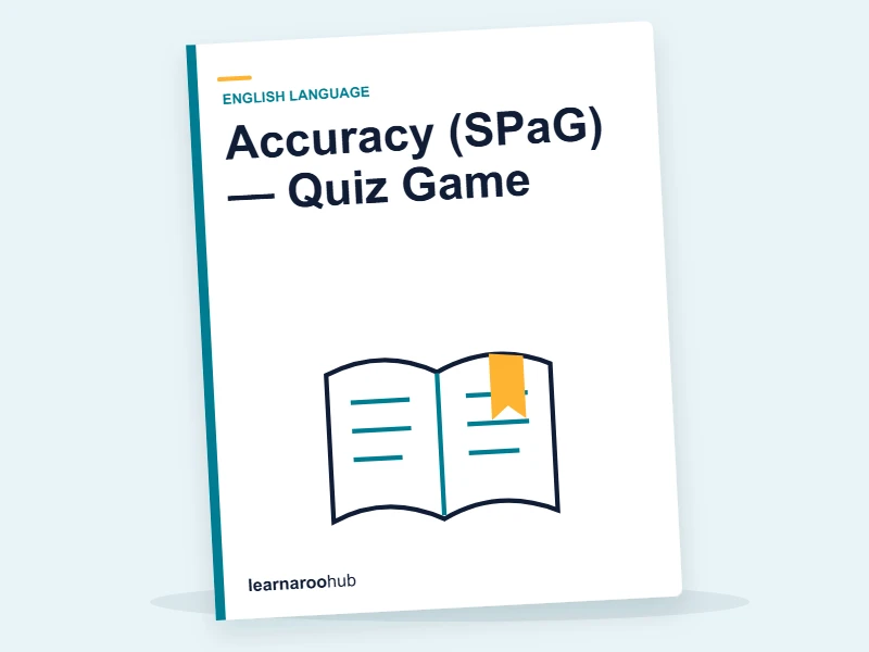 Accuracy (SPaG) — Quiz Game — quiz cover