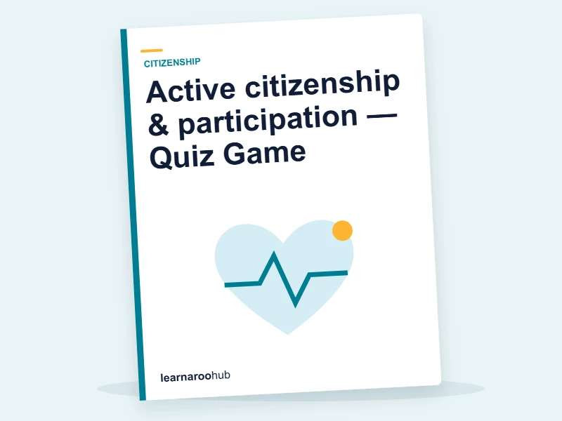Active citizenship & participation — Quiz Game — quiz cover