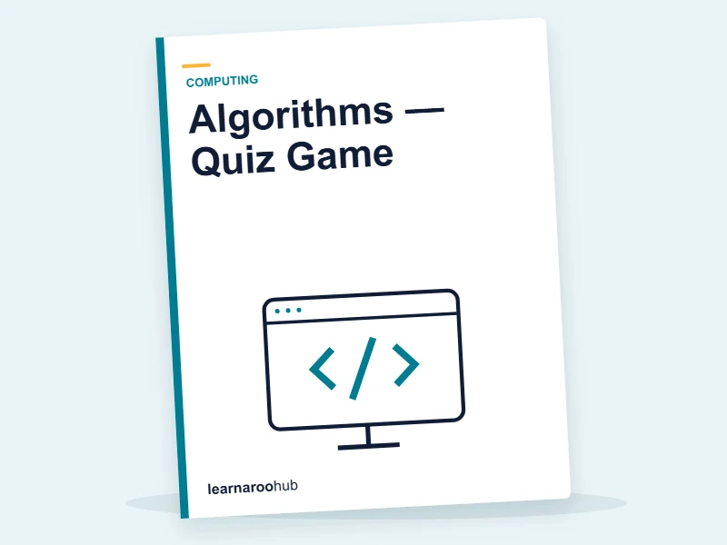 Algorithms — Quiz Game — quiz cover