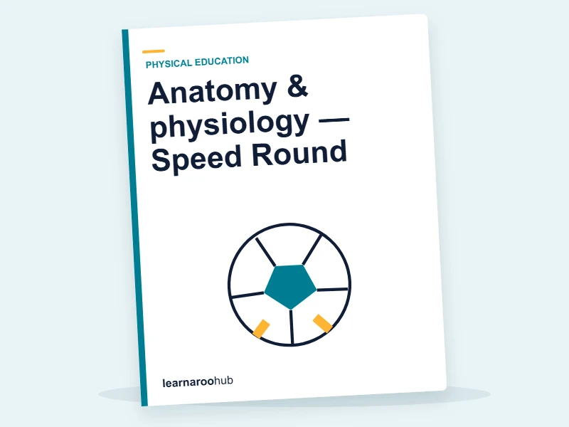 Anatomy & physiology — Speed Round — quiz cover