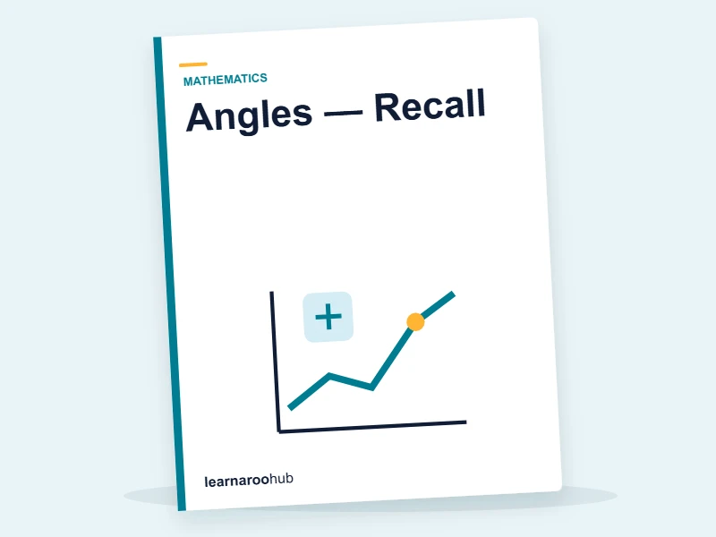 Angles — Recall — quiz cover