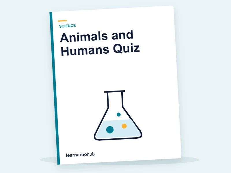 Animals and Humans Quiz — quiz cover