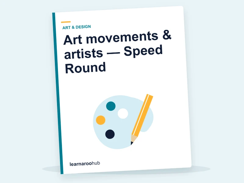 Art movements & artists — Speed Round — quiz cover