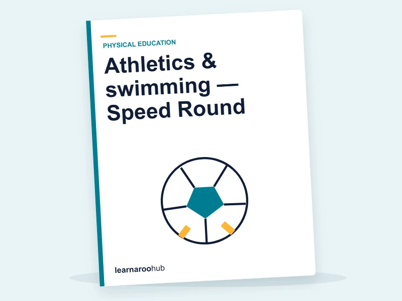 Athletics & swimming — Speed Round — quiz cover