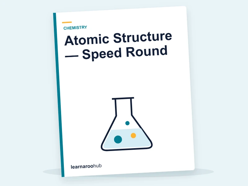 Atomic Structure — Speed Round — quiz cover