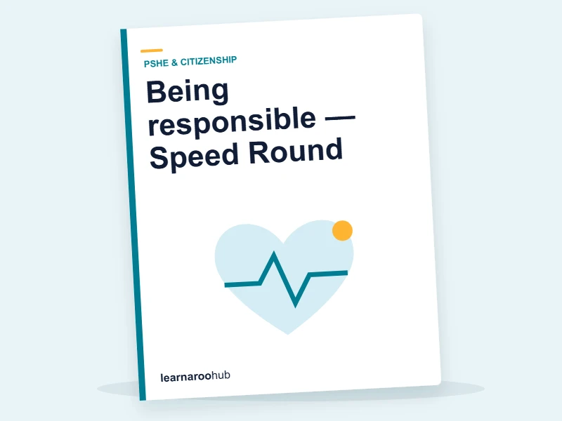 Being responsible — Speed Round — quiz cover