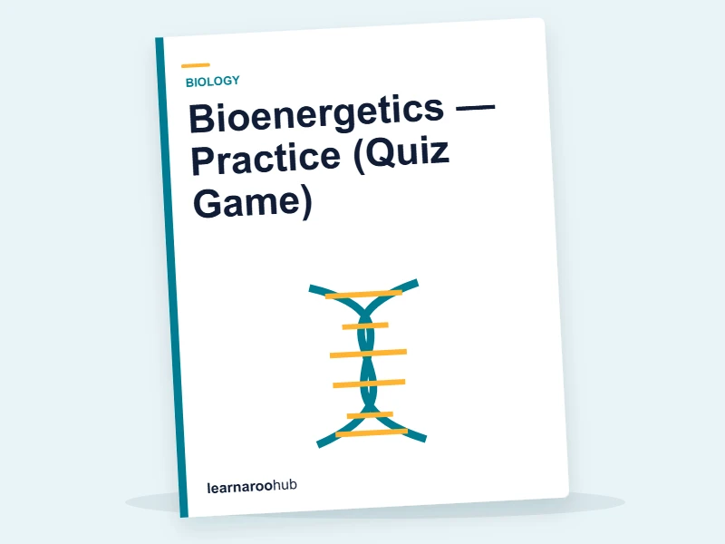 Bioenergetics — Practice (Quiz Game) — quiz cover