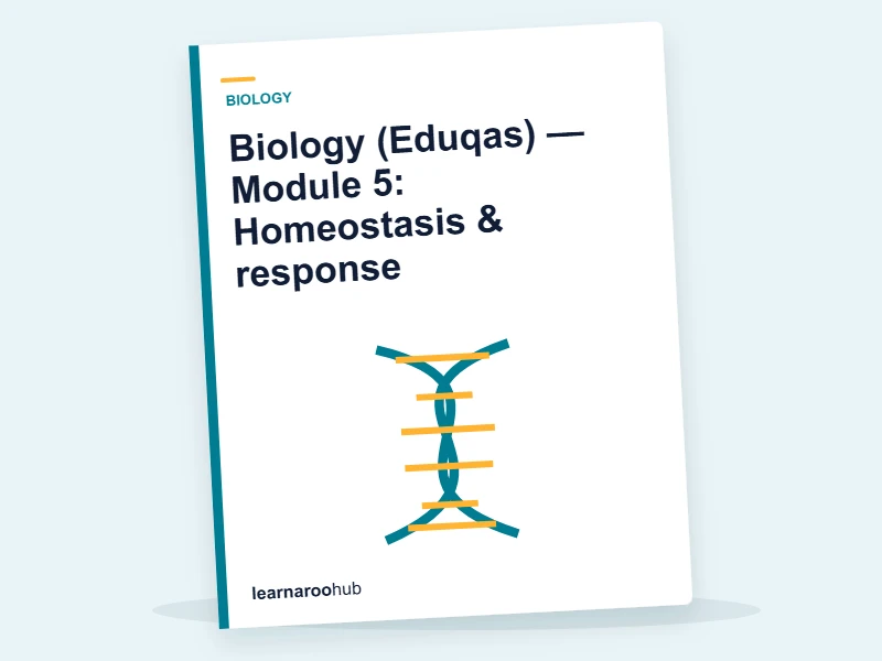 Biology (Eduqas) — Module 5: Homeostasis & response — e-learning module cover