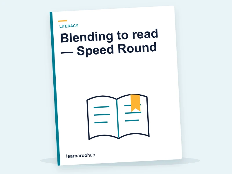 Blending to read — Speed Round — quiz cover