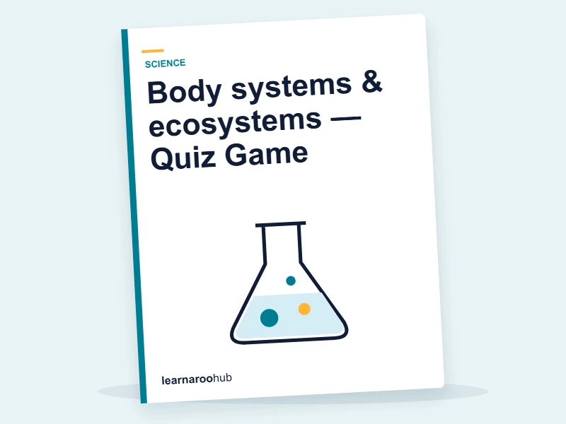 Body systems & ecosystems — Quiz Game — quiz cover