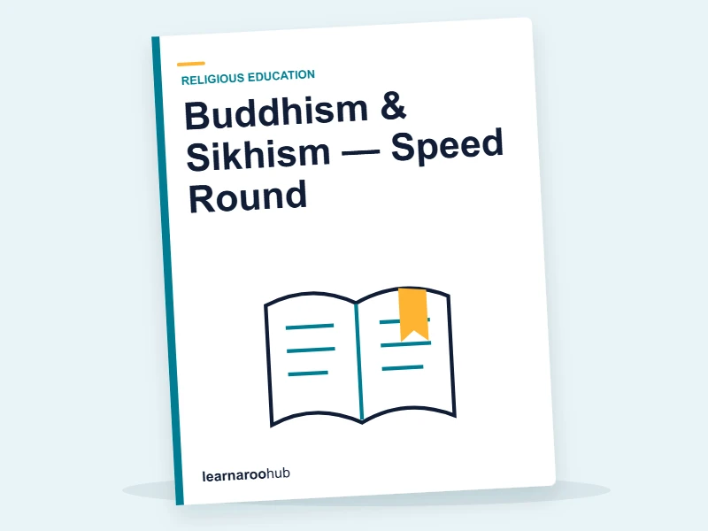 Buddhism & Sikhism — Speed Round — quiz cover