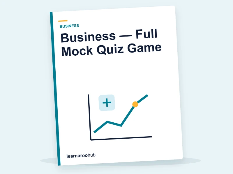 Business — Full Mock Quiz Game — quiz cover