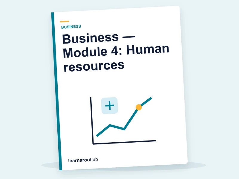 Business — Module 4: Human resources — e-learning module cover