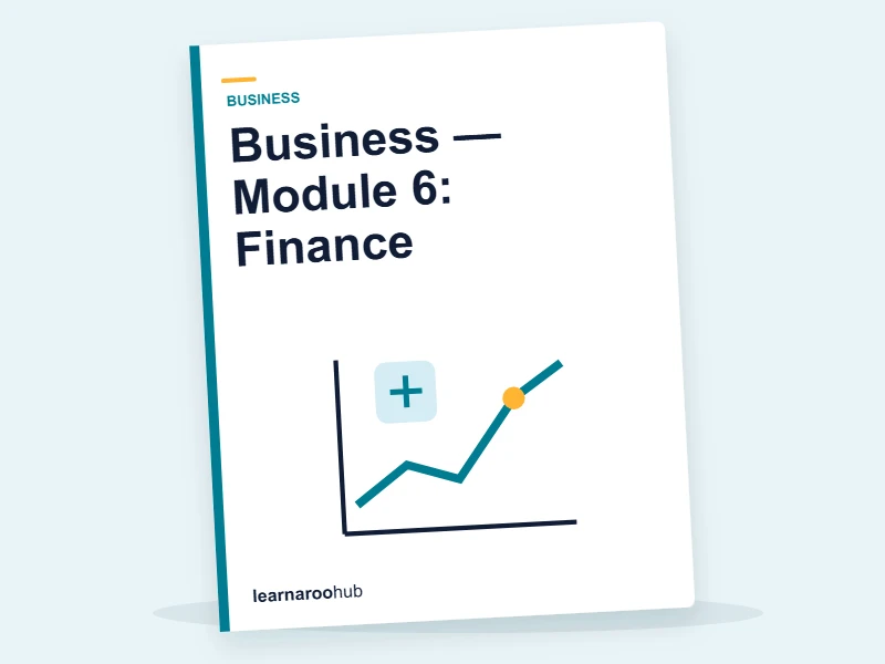 Business — Module 6: Finance — e-learning module cover