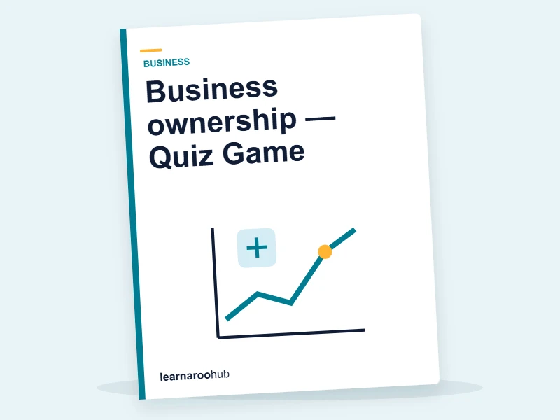 Business ownership — Quiz Game — quiz cover