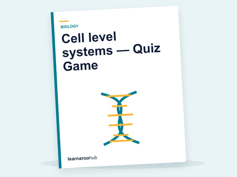 Cell level systems — Quiz Game — quiz cover
