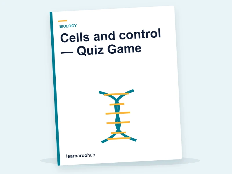 Cells and control — Quiz Game — quiz cover