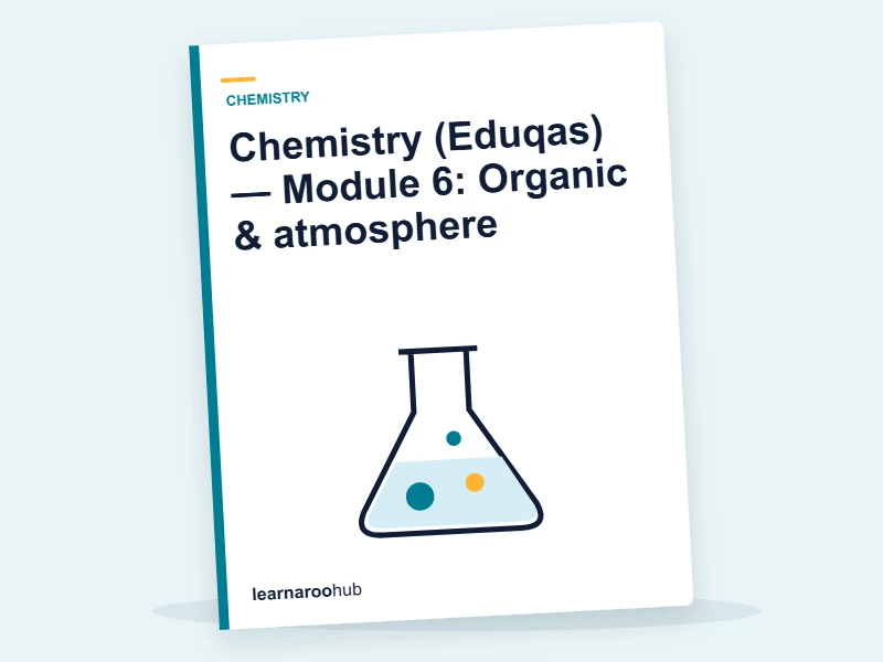 Chemistry (Eduqas) — Module 6: Organic & atmosphere — e-learning module cover
