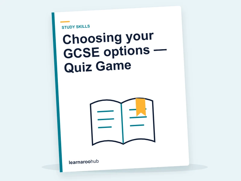 Choosing your GCSE options — Quiz Game — quiz cover