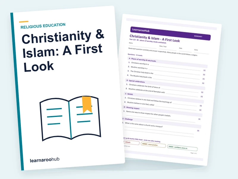 Christianity & Islam: A First Look — printable / pdf cover