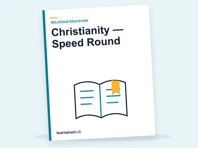 Christianity — Speed Round — quiz cover
