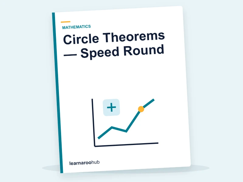 Circle Theorems — Speed Round — quiz cover