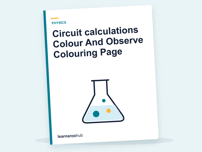 Circuit calculations Colour And Observe Colouring Page — colouring sheets cover