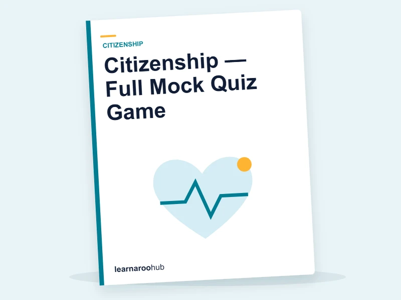 Citizenship — Full Mock Quiz Game — quiz cover