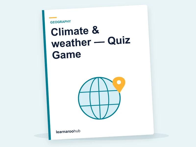 Climate & weather — Quiz Game — quiz cover