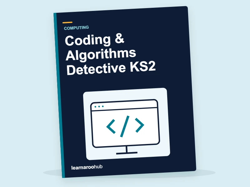 Coding & Algorithms Detective KS2 — activity book cover