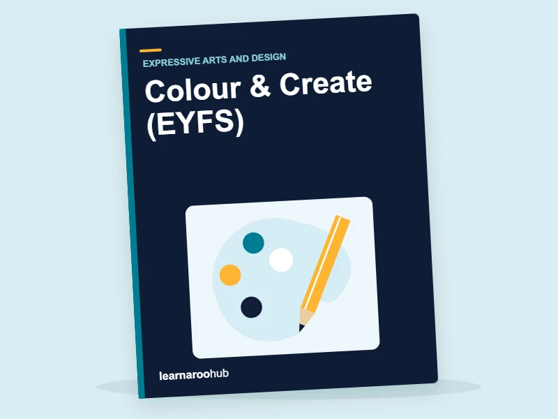 Colour & Create (EYFS) — activity book cover