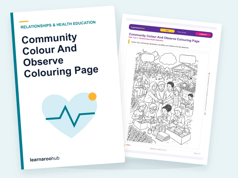 Community Colour And Observe Colouring Page — colouring sheets cover