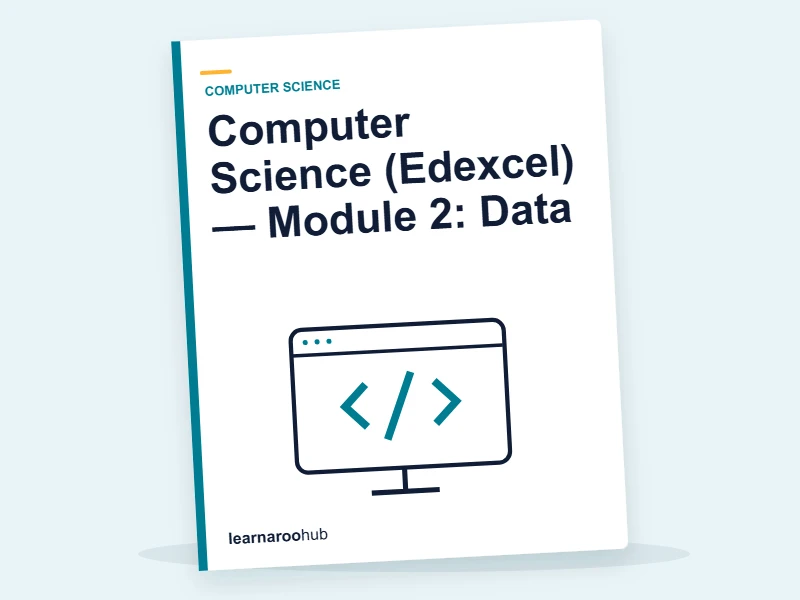 Computer Science (Edexcel) — Module 2: Data — e-learning module cover