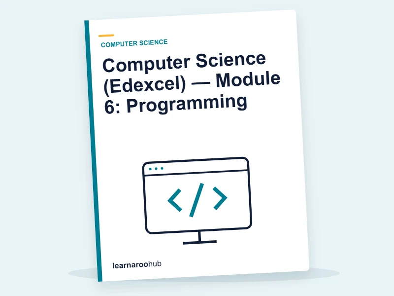 Computer Science (Edexcel) — Module 6: Programming — e-learning module cover
