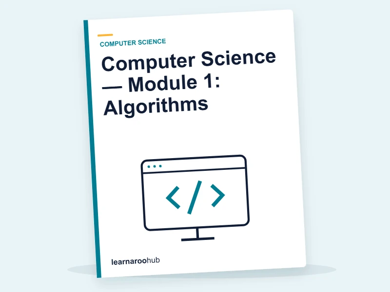 Computer Science — Module 1: Algorithms — e-learning module cover