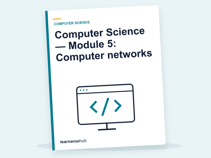 Computer Science — Module 5: Computer networks — e-learning module cover