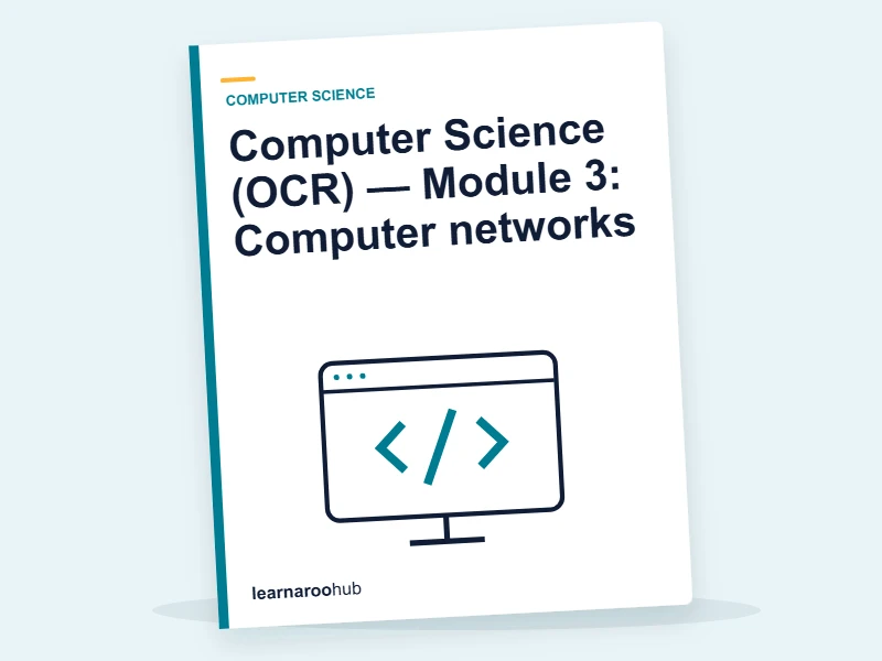 Computer Science (OCR) — Module 3: Computer networks — e-learning module cover