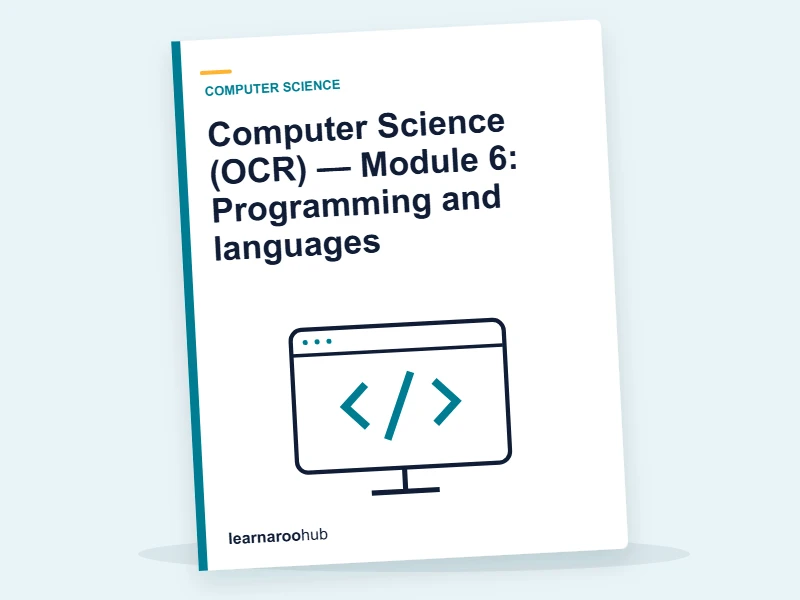 Computer Science (OCR) — Module 6: Programming and languages — e-learning module cover