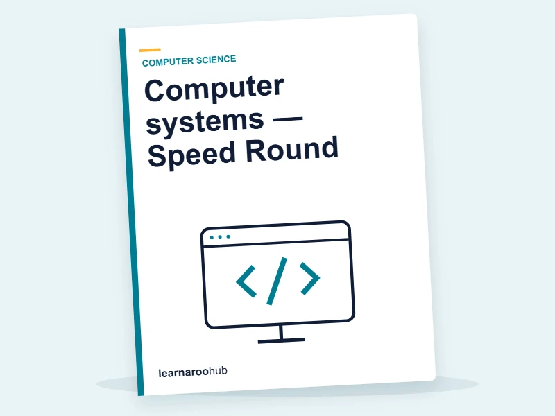 Computer systems — Speed Round — quiz cover