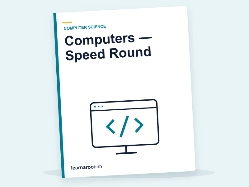 Computers — Speed Round — quiz cover