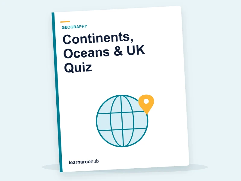 Continents, Oceans & UK Quiz — quiz cover