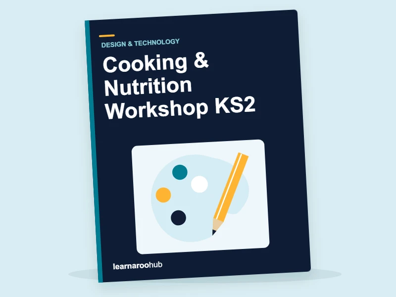 Cooking & Nutrition Workshop KS2 — activity book cover