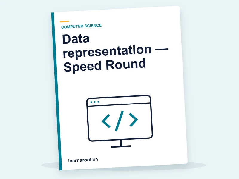 Data representation — Speed Round — quiz cover