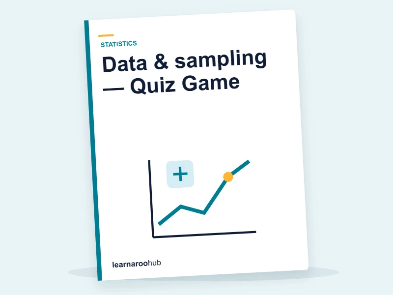 Data & sampling — Quiz Game — quiz cover