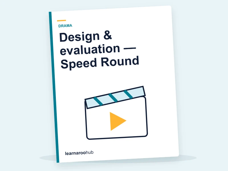 Design & evaluation — Speed Round — quiz cover