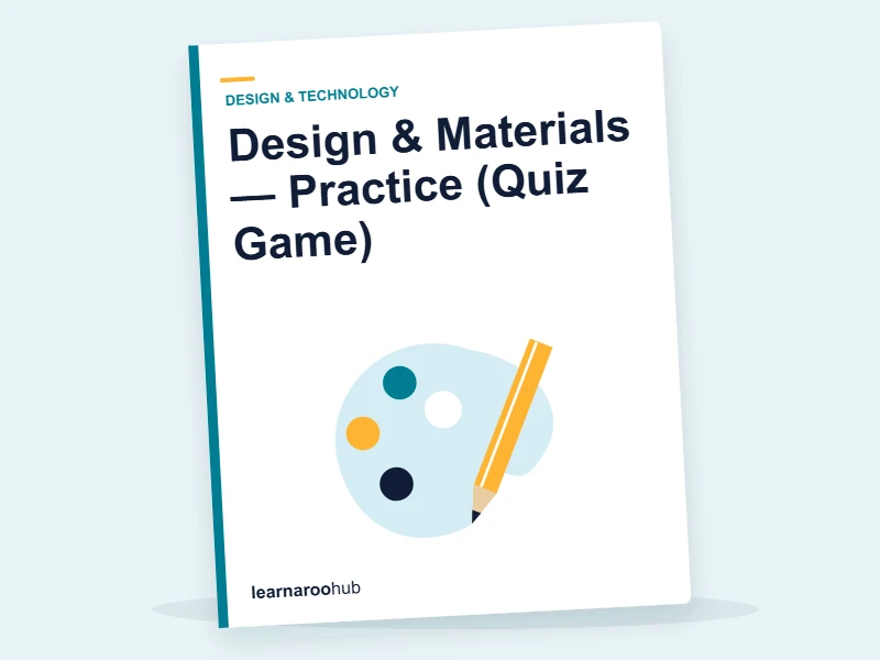 Design & Materials — Practice (Quiz Game) — quiz cover