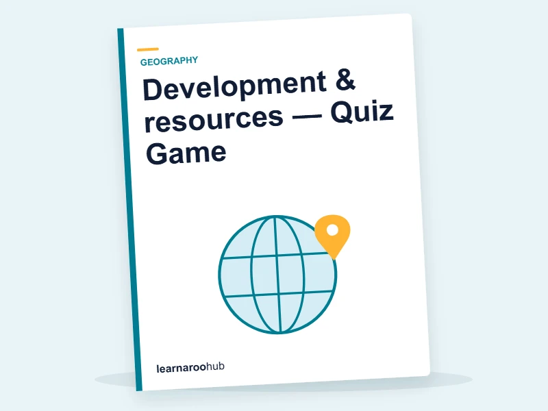 Development & resources — Quiz Game — quiz cover