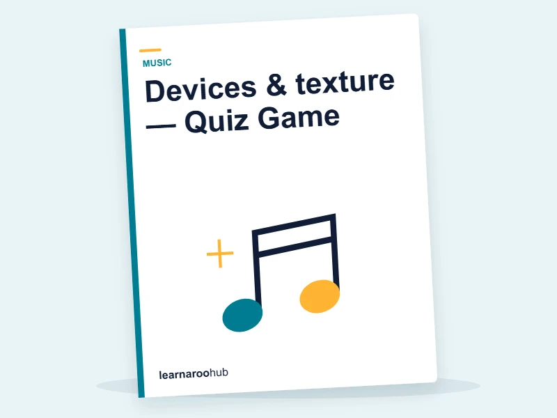 Devices & texture — Quiz Game — quiz cover